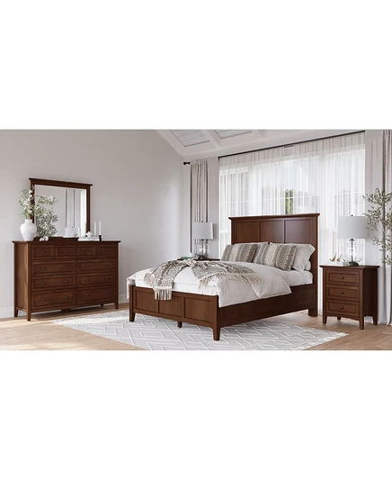 Спальный гарнитур Hedworth Full, 3 предмета, коричневый