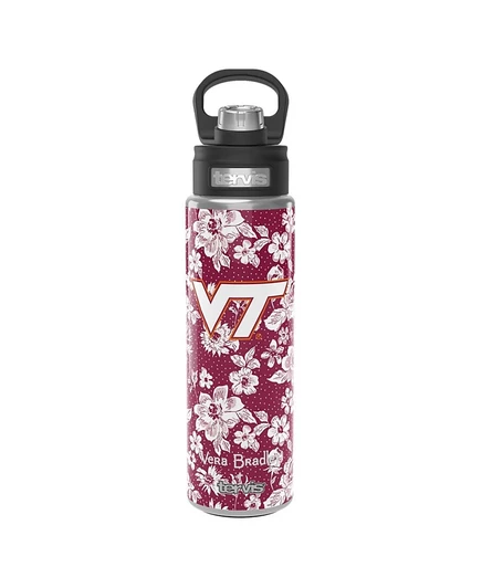 Термобутылка Vera Bradley 710 мл Virginia Tech, красная