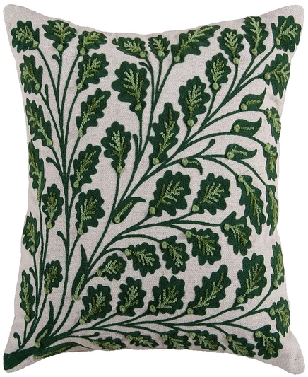 Декоративная подушка Rizzy Home Elizabeth 46×46см, зеленая