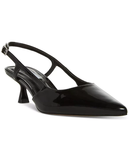  Женские туфли-лодочки Legaci на высоком каблуке-лодочке с откидной спинкой black patent