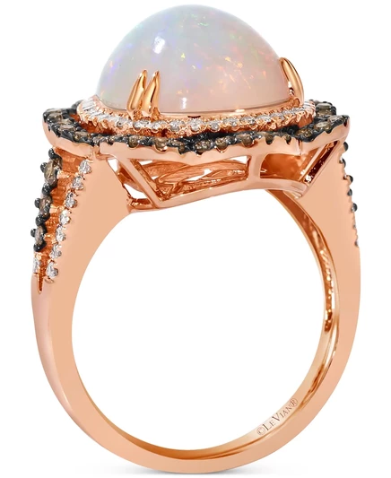 Набор Le Vian Neopolitan Opal (кольцо, серьги, подвеска), 14k розовое золото