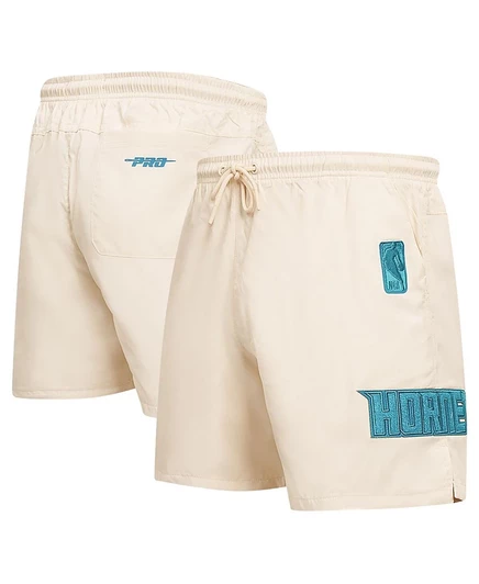Мужские шорты Pro Standard Charlotte Hornets, кремовые