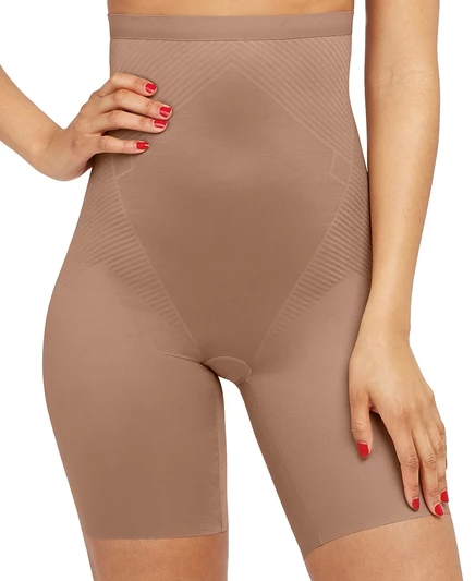 Женские корректирующие шорты SPANX 10233R, кофейные