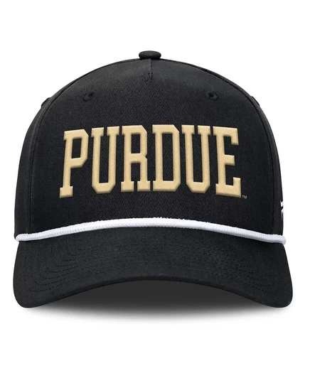 Мужская бейсболка Fanatics Purdue Boilermakers регулируемая, черная