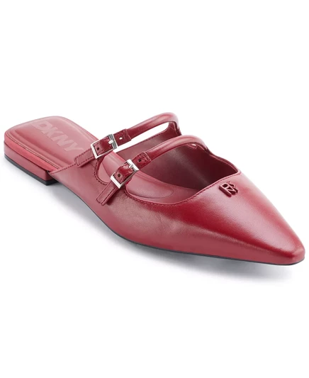  Женские мюли Cahana  DKNY бордового цвета ruby red