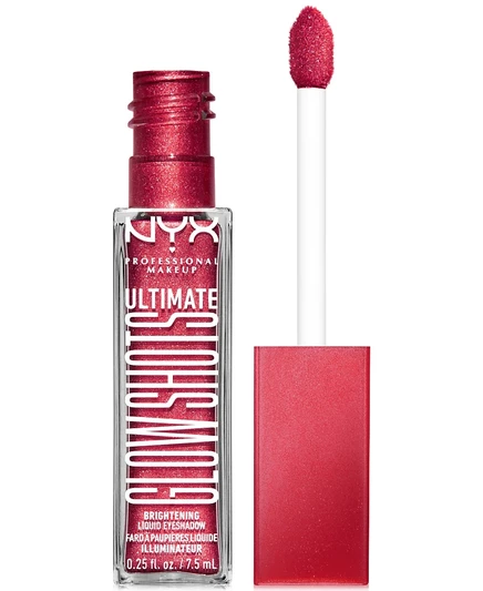 Жидкие тени NYX Ultimate Glow Shots, малиновый