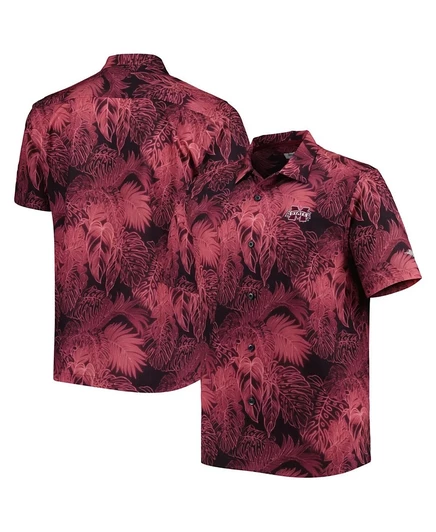 Мужская рубашка Tommy Bahama Mississippi State Bulldogs, красная