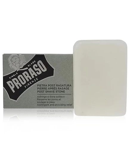 Камень после бритья Proraso - 100% натуральный квасцовый блок без цвета