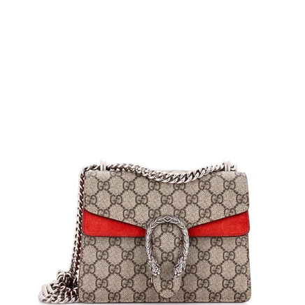 Женская сумка Pre-Owned Gucci Mini Dionysus, красная