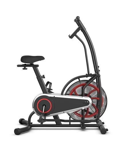 Тренажер KUYOTQ Air Bike с воздушным сопротивлением, черный
