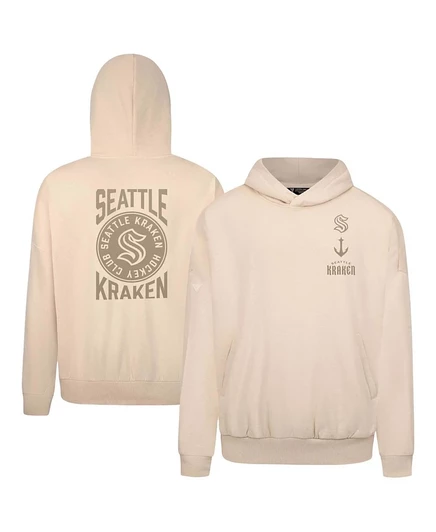 Мужское худи Levelwear Seattle Kraken, кремовое