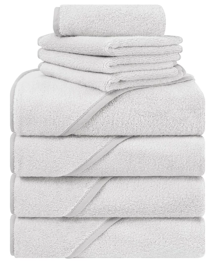 Детские полотенца American Soft Linen с капюшоном, серые