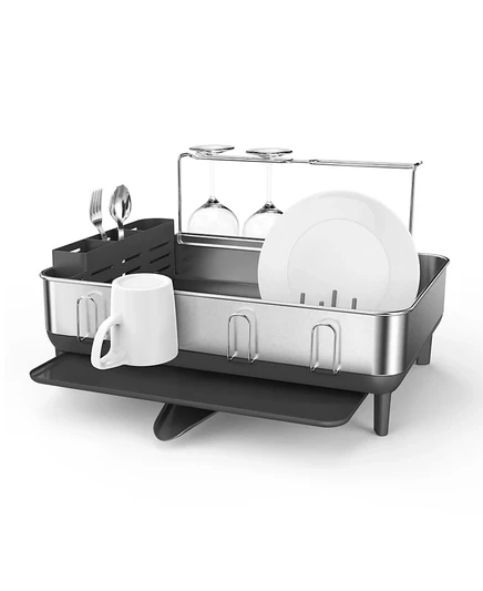 Сушилка для посуды Simplehuman Steel Frame, серая