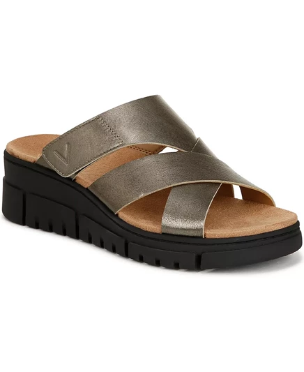 Женские сандалии Vionic Uptown Sunset Slide от Vionic gunmetal leather