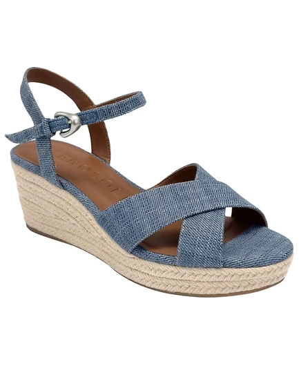 Женские сандалии Aerosoles Casarina на танкетке, синие