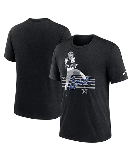Мужская футболка Nike CeeDee Lamb Dallas Cowboys, черная