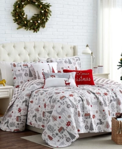 Комплект покрывала Southshore Holly Jolly Lane, 6 предметов