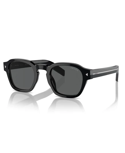 Круглые мужские солнцезащитные очки Prada, PR A16S black