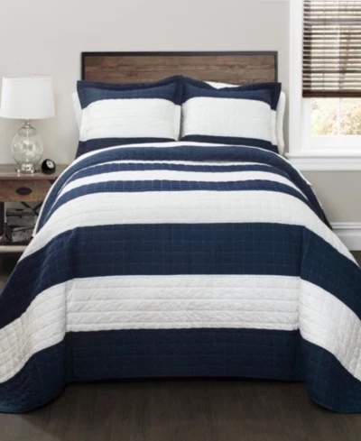 Комплект стеганого покрывала Lush Décor New Berlin Stripe