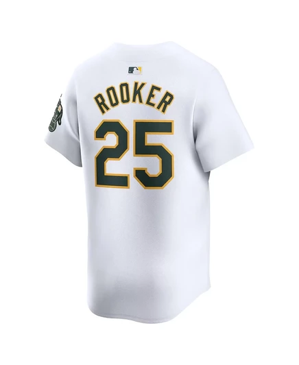Мужская спортивная майка Nike Brent Rooker White Athletics Home Limited от Nike для мужчин white