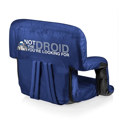 Портативное раскладное кресло Picnic Time Ventura R2-D2, синее
