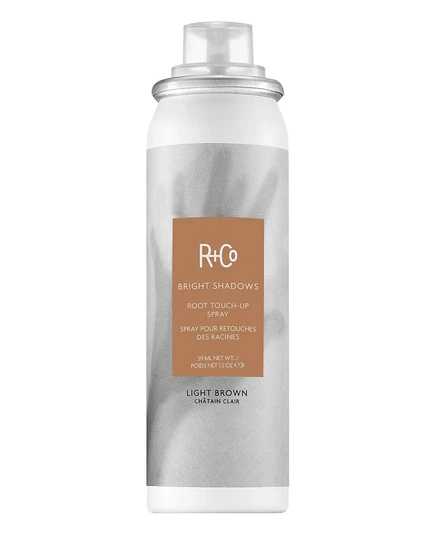 R+Co Bright Shadows Спрей для подкрашивания корней светло-коричневого цвета, 1,5 унции коричневого