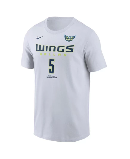 Мужская футболка Nike Paige Bueckers Dallas Wings 2025, белая