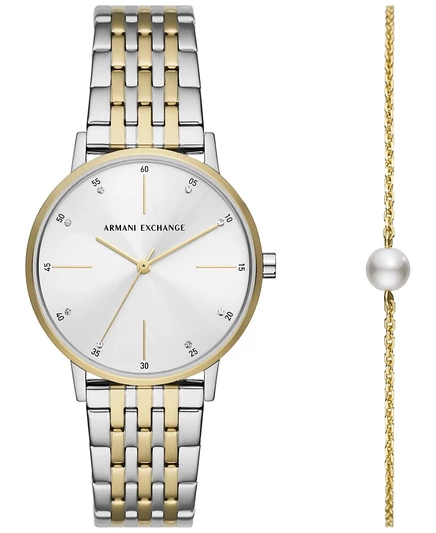 Женские часы AX Armani Exchange 36 мм, двухцветные