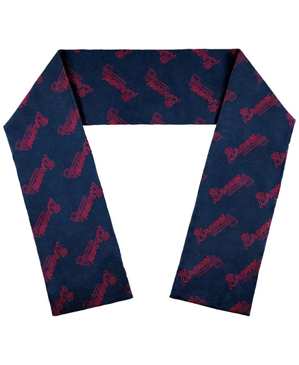 Женский шарф WEAR by Erin Andrews Atlanta Braves с надписью, синий