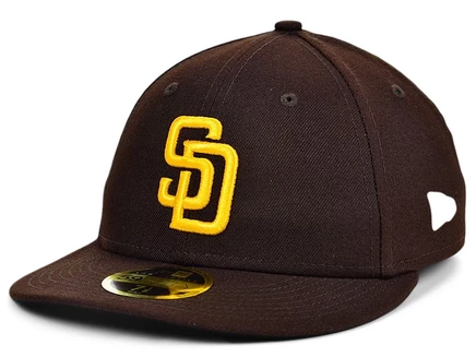 Мужская кепка New Era 59Fifty San Diego Padres, коричневая