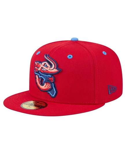 Мужская бейсболка New Era 59FIFTY Jacksonville, красная