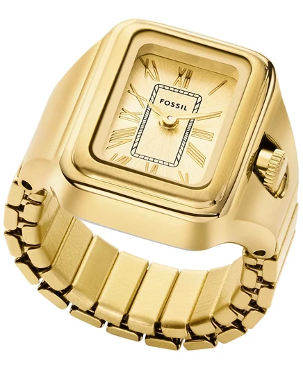 Женское кольцо-часы Fossil Raquel 14 мм, золотистое