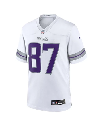 Мужская майка Nike T.J. Hockenson Minnesota Vikings для альтернативных игроков white