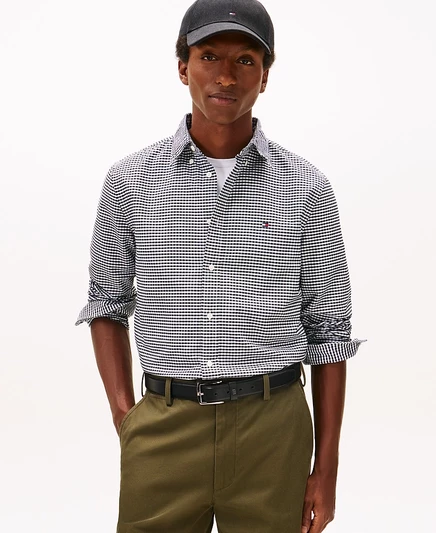 Мужская рубашка в клетку Heritage Oxford от Tommy Hilfiger