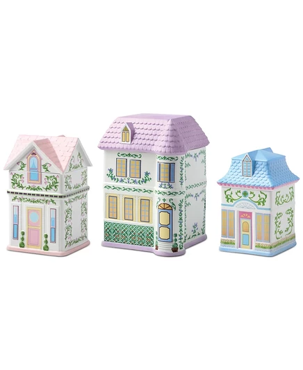 Набор банок Lenox Spice Village 3 шт., разноцветный