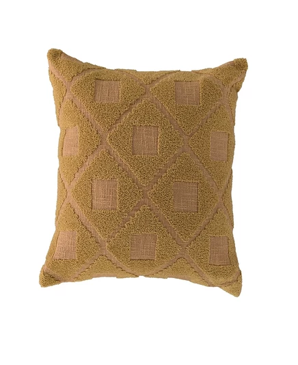 Декоративная подушка Rizzy Home Jessie 51×51 см, коричневая