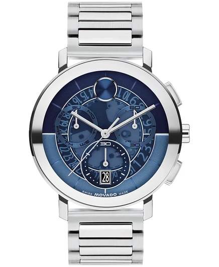 Мужские швейцарские кварцевые часы Movado Bold Evolution 2.0 из нержавеющей стали, 42 мм