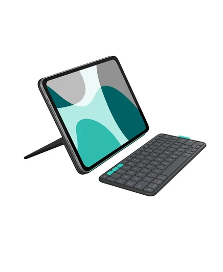Чехол-клавиатура Logitech Folio Touch для iPad с трекпадом и смарт-разъемом для iPad Air 11 дюймов (M2 и M3), iPad Air (4-го и 5-го поколения), графитово-серый