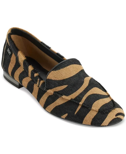  Женские мокасины Laili на плоской подошве без застежки black/ latte