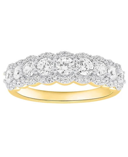 Кольцо Forever Grown Diamonds 1 карат в позолоте, золотое