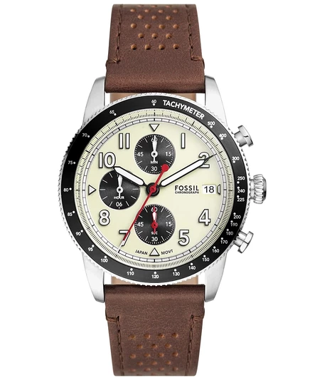 Мужские часы Fossil Sport Tourer хронограф 42 мм, коричневые
