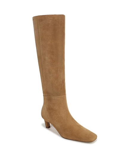 Женские сапоги Sam Edelman Perla широкие, коричневые