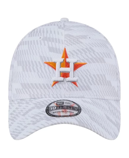 Мужская кепка New Era 39THIRTY Houston Astros, белая