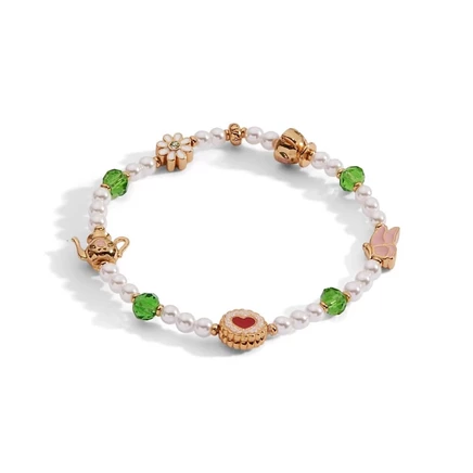 Женский браслет Alex and Ani «Чаепитие» из бусин