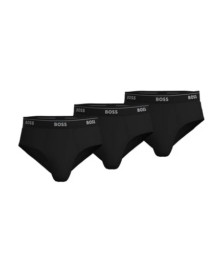 Мужские трусы Hugo Boss 3 шт. классические, черные