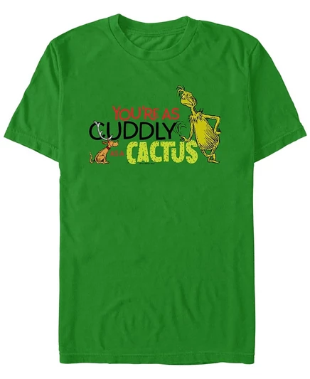 Мужская футболка Fifth Sun «Cuddly as a Cactus», зеленая