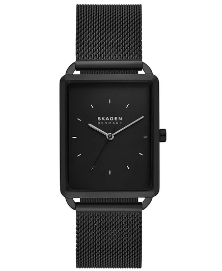 Мужские часы Skagen Hagen 36 мм из стали, черные