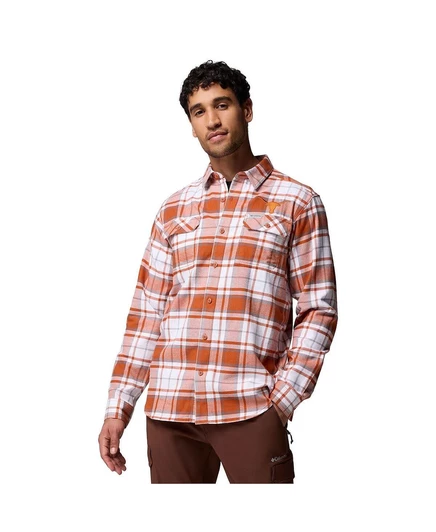 Мужская фланелевая рубашка Columbia Texas Longhorns Omni-Wick, оранжевая