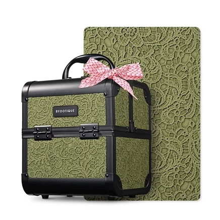 Кейс для косметики Byootique Rococo, зеленый
