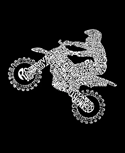 Мужская толстовка с капюшоном LA Pop Art FMX Word Art